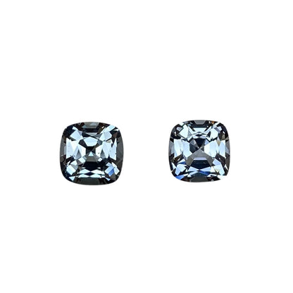 Medium Tone Grey Spinel Pair