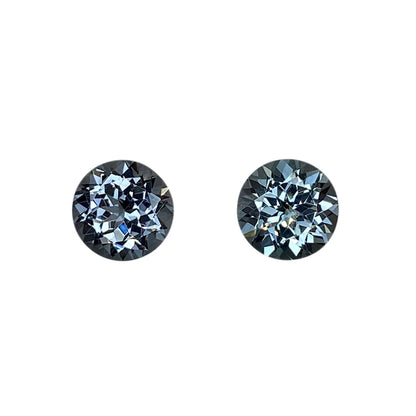 Medium Tone Grey Spinel Pair