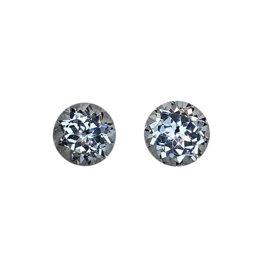 Medium Tone Grey Spinel Pair