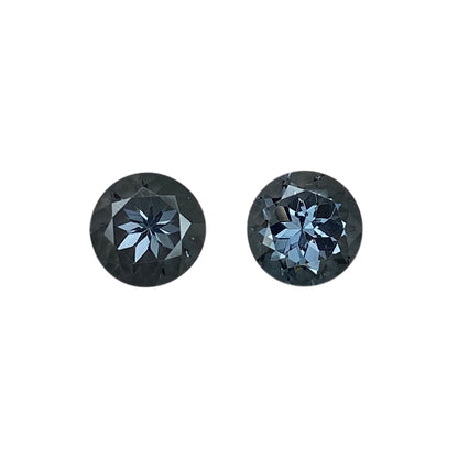 Deep grey Spinel Pair