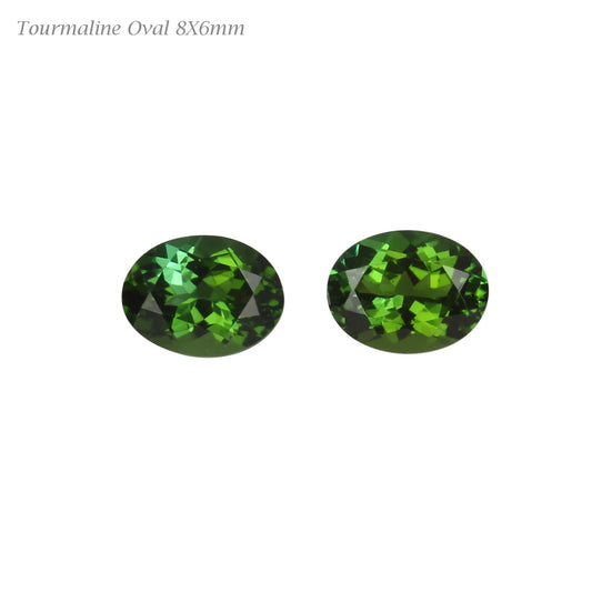 Mint Green Tourmaline Pair