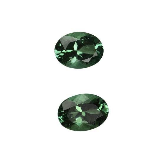 Medium Blue-Green Tourmaline Pair