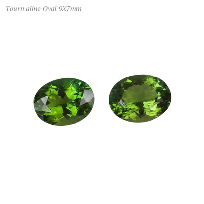 Mint Green Tourmaline Pair