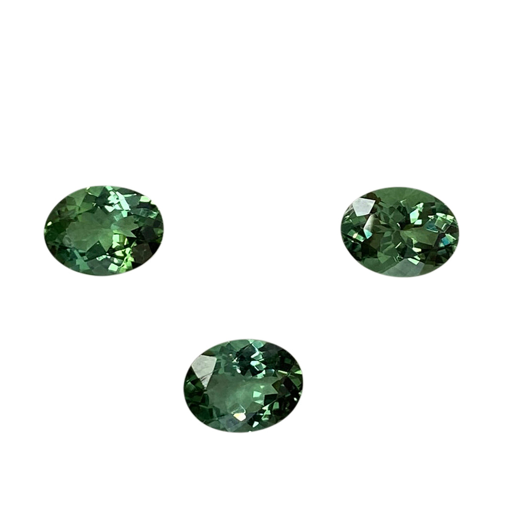 Medium Blue-Green Tourmaline Pair