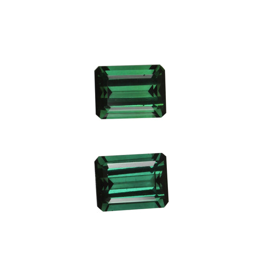 Medium Blue-Green Tourmaline Pair