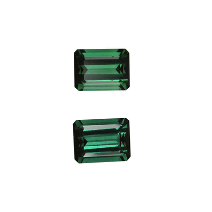 Medium Blue-Green Tourmaline Pair