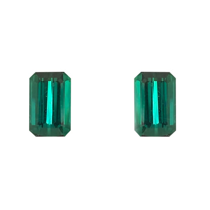 Medium Blue-Green Tourmaline Pair